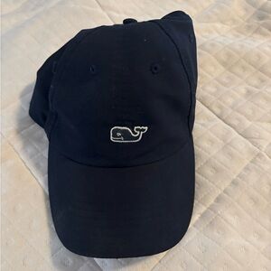 Navy Blue Vineyard Vines Hat with Whale Logo